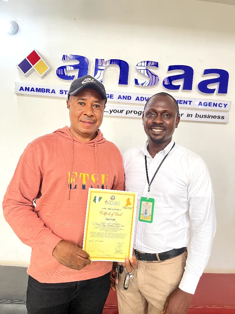 Campaign representative holding the ANSAA campaign permit